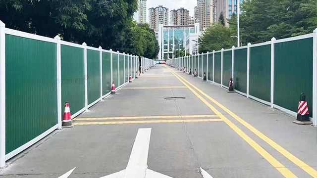 市政標準綠色PVC圍擋-惠州惠東縣大嶺街道PVC綠色圍擋