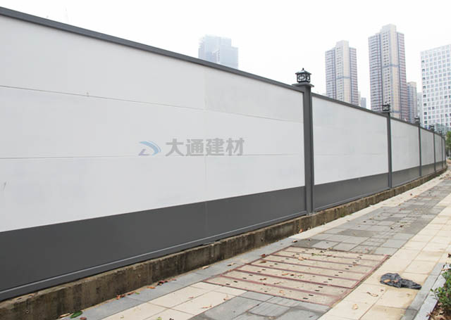 廣州工程圍擋-烤漆鋼圍擋A款-廣州-深圳市大通建材有限公司鋼圍擋生產(chǎn)定制廠家